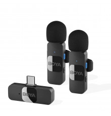 Мікрофон петличний бездротовий BOYA BY-V20 (Type-C) black