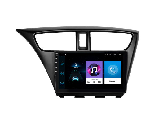 Штатная магнитола Lesko для Honda Civic IX Рестайлинг 2013-2017 экран 9" 1/16Gb Wi-Fi GPS Base