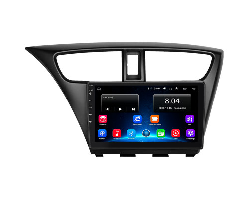 Штатная магнитола Lesko для Honda Civic IX Рестайлинг 2013-2017 экран 9" 2/32Gb Wi-Fi GPS Base