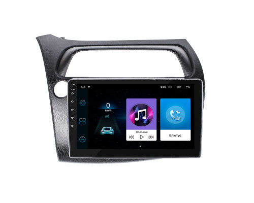 Штатная магнитола Lesko для Honda Civic Type R VIII 2006-2008 экран 9" 1/16Gb Wi-Fi GPS Base
