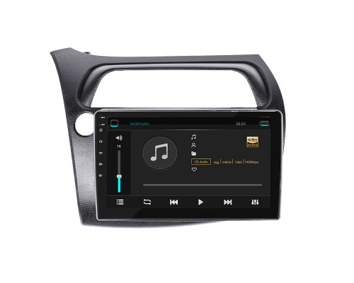 Штатная магнитола Lesko для Honda Civic Type R VIII Рестайлинг 2008-2011 экран 9" 4/64Gb 4G Wi-Fi GPS Top