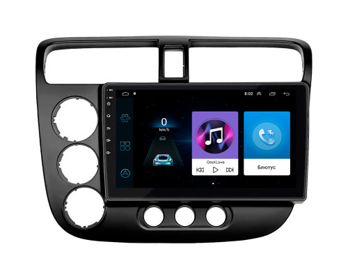 Штатная магнитола Lesko для Honda Civic VII Рестайлинг 2003-2006 экран 9" 1/16Gb Wi-Fi GPS Base