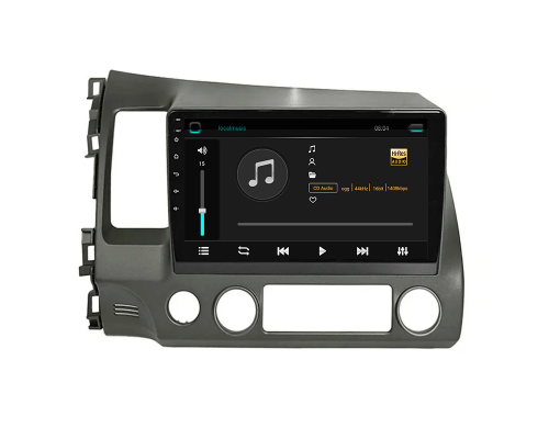 Штатная магнитола Lesko для Honda Civic VIII 2005-2009 экран 10" 2/32Gb Wi-Fi GPS Base