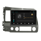 Штатная магнитола Lesko для Honda Civic VIII 2005-2009 экран 10" 2/32Gb 4G Wi-Fi GPS Top