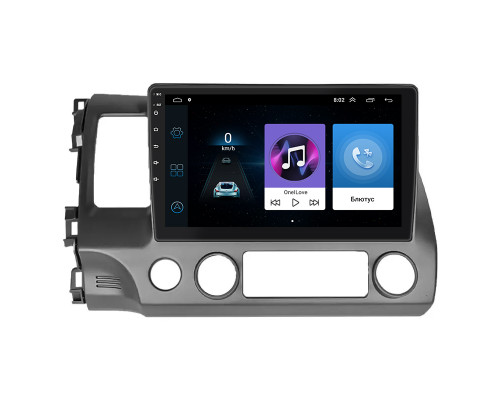 Штатная магнитола Lesko для Honda Civic VIII Рестайлинг 2008-2012 экран 10" 1/16Gb Wi-Fi GPS Base