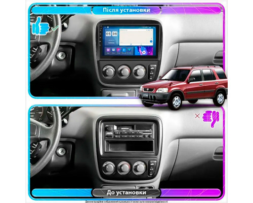 Штатная магнитола Lesko для Honda CR-V I 1995-1999 экран 9" 4/64Gb CarPlay 4G Wi-Fi GPS Prime