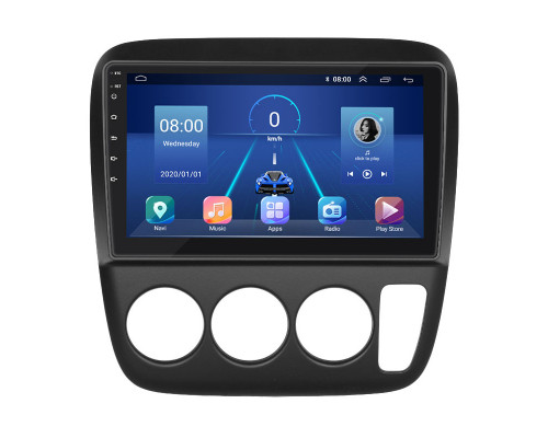 Штатная магнитола Lesko для Honda CR-V I 1995-1999 экран 9" 4/64Gb 4G Wi-Fi GPS Top