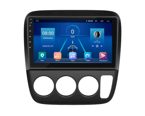 Штатная магнитола Lesko для Honda CR-V I Рестайлинг 1999-2001 экран 9" 4/64Gb 4G Wi-Fi GPS Top