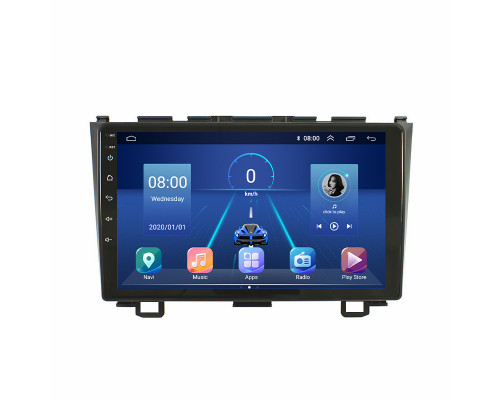 Штатная магнитола Lesko для Honda CR-V III 2006-2009 экран 9" 2/32Gb 4G Wi-Fi GPS Top
