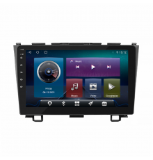 Штатная магнитола Lesko для Honda CR-V III 2006-2009 экран 9" 4/64Gb 4G Wi-Fi GPS Top