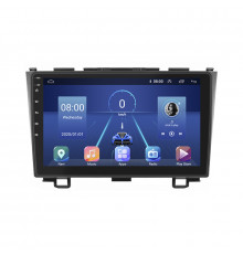 Штатная магнитола Lesko для Honda CR-V III 2006-2009 экран 9" 6/128Gb 4G Wi-Fi GPS Top