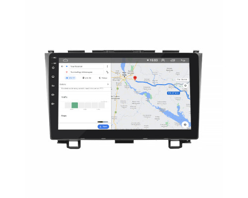 Штатная магнитола Lesko для Honda CR-V III Рестайлинг 2009-2012 экран 9" 2/32Gb Wi-Fi GPS Base