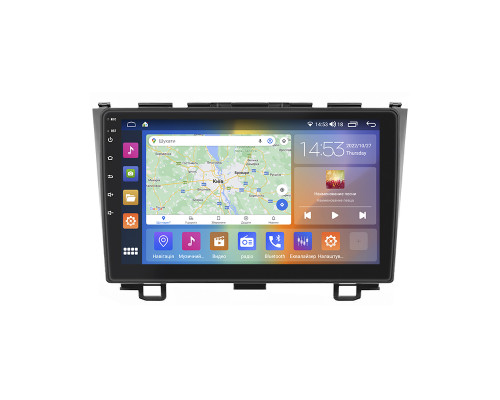 Штатная магнитола Lesko для Honda CR-V III Рестайлинг 2009-2012 экран 9" 2/32Gb CarPlay 4G Wi-Fi GPS Prime
