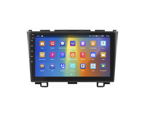 Штатная магнитола Lesko для Honda CR-V III Рестайлинг 2009-2012 экран 9" 2/32Gb CarPlay 4G Wi-Fi GPS Prime
