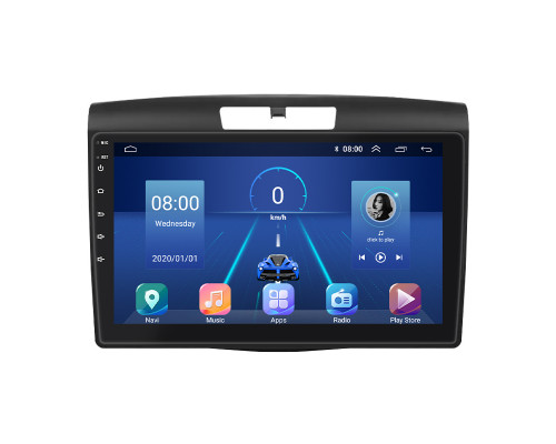 Штатная магнитола Lesko для Honda CR-V IV 2011-2015 9'' 6/128Gb 4G Wi-Fi GPS