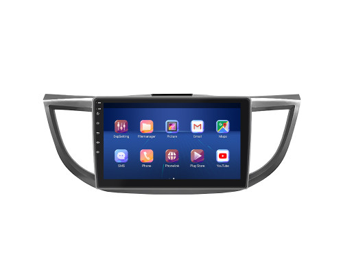 Штатная магнитола Lesko для Honda CR-V IV Рестайлинг 2014-2018 экран 10" 4/32Gb 4G Wi-Fi GPS Top