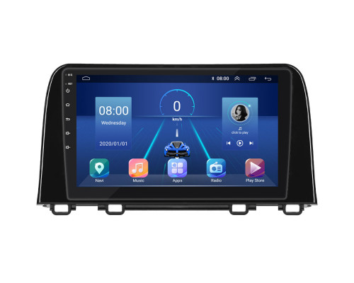Штатная магнитола Lesko для Honda CR-V V 2016-2020 экран 9" 4/64Gb 4G Wi-Fi GPS Top