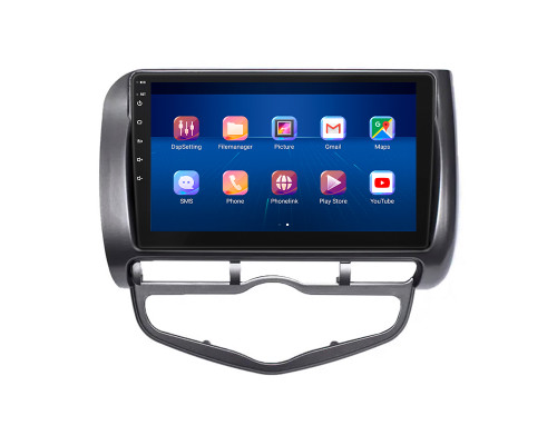 Штатная магнитола Lesko для Honda Fit I Auto AC 2001-2008 экран 9" 2/32Gb Wi-Fi GPS Base