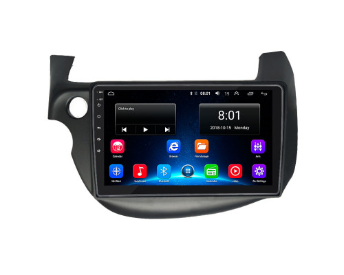 Штатная магнитола Lesko для Honda Fit II 2007-2014 экран 10" 2/32Gb Wi-Fi GPS Base