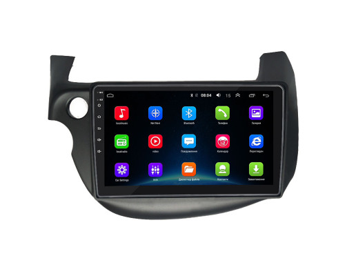 Штатная магнитола Lesko для Honda Fit II 2007-2014 экран 10" 2/32Gb Wi-Fi GPS Base