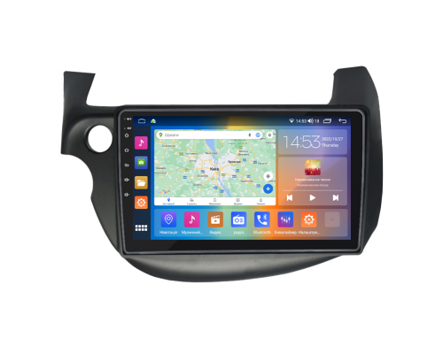 Штатная магнитола Lesko для Honda Fit II 2007-2014 экран 10" 4/64Gb CarPlay 4G Wi-Fi GPS Prime