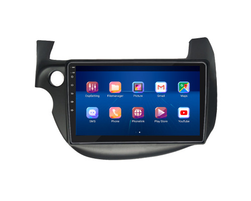 Штатная магнитола Lesko для Honda Fit II 2007-2014 экран 10" 4/32Gb 4G Wi-Fi GPS Top