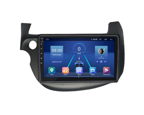 Штатная магнитола Lesko для Honda Fit II 2007-2014 экран 10" 4/64Gb 4G Wi-Fi GPS Top