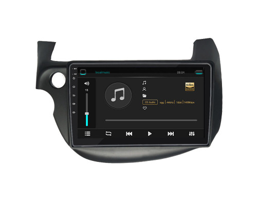 Штатная магнитола Lesko для Honda Fit II 2007-2014 экран 10" 6/128Gb 4G Wi-Fi GPS Top