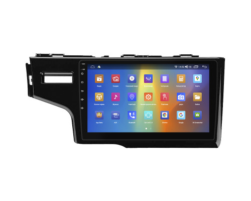 Штатная магнитола Lesko для Honda Fit III Рестайлинг 2017-2020 экран 9" 2/32Gb CarPlay 4G Wi-Fi GPS Prime