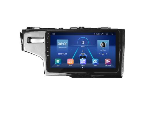 Штатная магнитола Lesko для Honda Fit III Рестайлинг 2017-2020 экран 9" 6/128Gb 4G Wi-Fi GPS Top