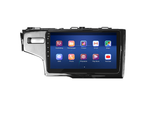 Штатная магнитола Lesko для Honda Fit III Рестайлинг 2017-2020 экран 9" 6/128Gb 4G Wi-Fi GPS Top