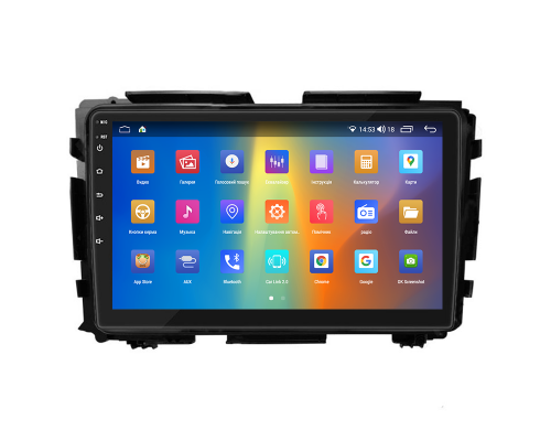 Штатная магнитола Lesko для Honda HR-V II 2013-2018 экран 9" 2/32Gb CarPlay 4G Wi-Fi GPS Prime