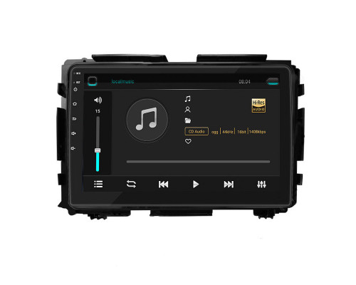 Штатная магнитола Lesko для Honda HR-V II 2013-2018 экран 9" 4/64Gb 4G Wi-Fi GPS Top