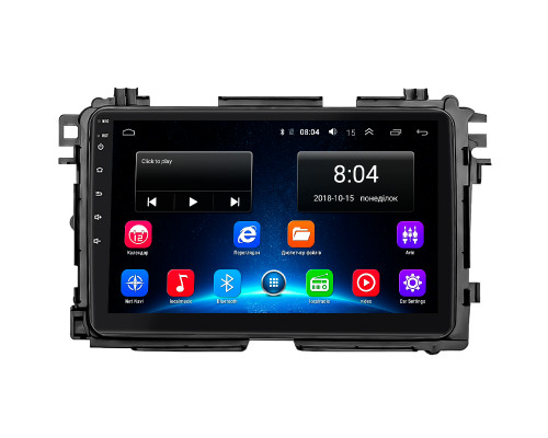 Штатная магнитола Lesko для Honda HR-V II Рестайлинг 2018-н.в. экран 9" 2/32Gb Wi-Fi GPS Base