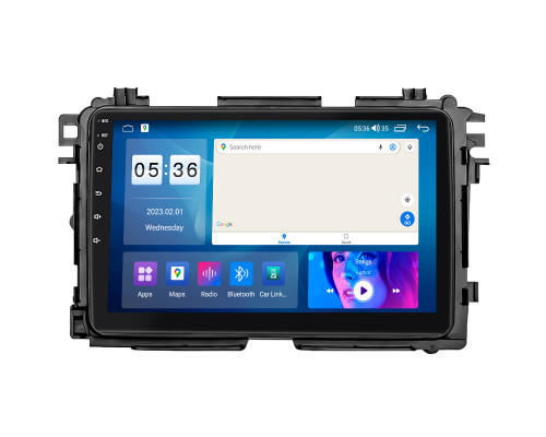 Штатная магнитола Lesko для Honda HR-V II Рестайлинг 2018-н.в. экран 9" 2/32Gb CarPlay 4G Wi-Fi GPS Prime