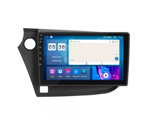 Штатная магнитола Lesko для Honda Insight II 2009-2011 экран 9" 4/64Gb CarPlay 4G Wi-Fi GPS Prime