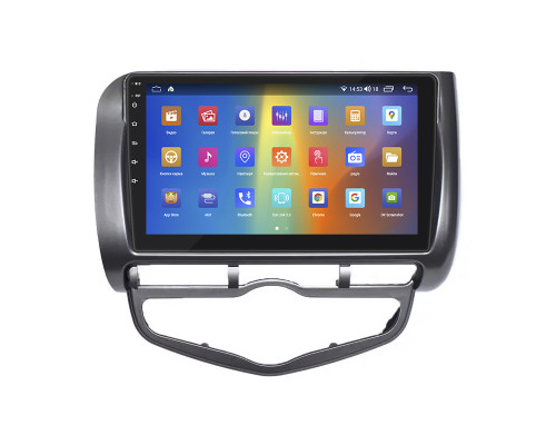 Штатная магнитола Lesko для Honda Jazz I 2001-2005 экран 9" 4/64Gb CarPlay 4G Wi-Fi GPS Prime