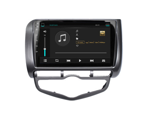 Штатная магнитола Lesko для Honda Jazz I 2001-2005 экран 9" 2/32Gb 4G Wi-Fi GPS Top