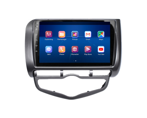 Штатная магнитола Lesko для Honda Jazz I 2001-2005 экран 9" 4/64Gb 4G Wi-Fi GPS Top