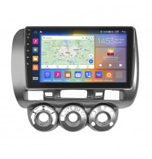 Штатная магнитола Lesko для Honda Jazz I Manual AC 2001-2005 экран 9" 2/32Gb CarPlay 4G Wi-Fi GPS Prime