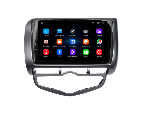 Штатная магнитола Lesko для Honda Jazz I Рестайлинг 2005-2008 экран 9" 2/32Gb Wi-Fi GPS Base