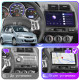 Штатная магнитола Lesko для Honda Jazz I Рестайлинг Manual AC 2005-2008 экран 9" 1/16Gb Wi-Fi GPS Base
