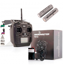 Пульт RadioMaster TX12 MKII ELRS M2 з акумуляторами 18650 RadioMaster (2 x 3200мАг)