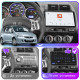 Штатная магнитола Lesko для Honda Jazz I Рестайлинг Manual AC 2005-2008 экран 9" 4/64 QLED CarPlay 4G Wi-Fi GPS 360 Prime