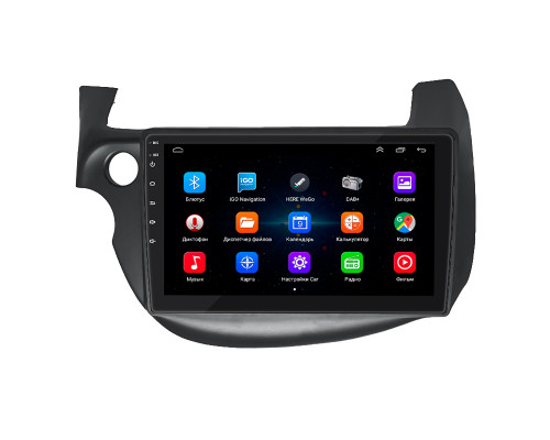 Штатная магнитола Lesko для Honda Jazz II 2008-2010 экран 10" 1/16Gb Wi-Fi GPS Base