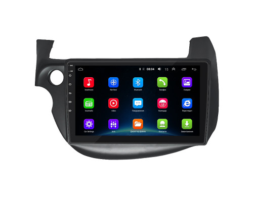 Штатная магнитола Lesko для Honda Jazz II 2008-2010 экран 10" 2/32Gb Wi-Fi GPS Base