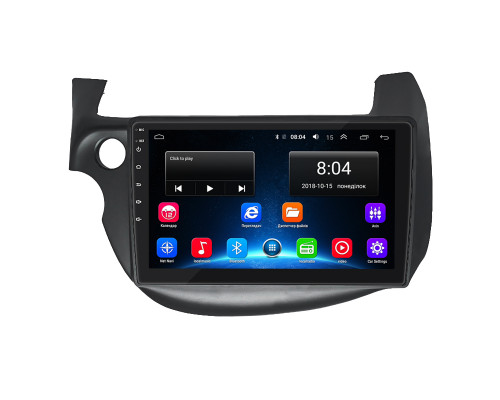 Штатная магнитола Lesko для Honda Jazz II Рестайлинг 2011-2014 экран 10" 2/32Gb Wi-Fi GPS Base