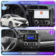 Штатная магнитола Lesko для Honda Jazz III 2014-2017 экран 9" 4/64 QLED CarPlay 4G Wi-Fi GPS 360 Prime