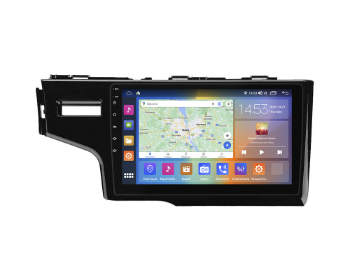 Штатная магнитола Lesko для Honda Jazz III Рестайлинг 2017-2020 экран 9" 2/32Gb CarPlay 4G Wi-Fi GPS Prime