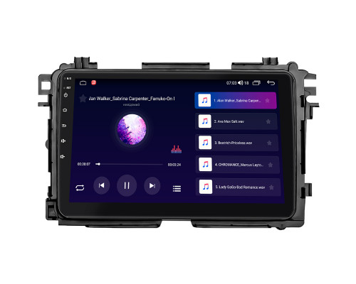 Штатная магнитола Lesko для Honda MN-V I 2021-н.в. экран 9" 2/32Gb CarPlay 4G Wi-Fi GPS Prime